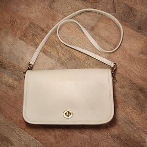 Vintage Coach Bone Pocket Purse